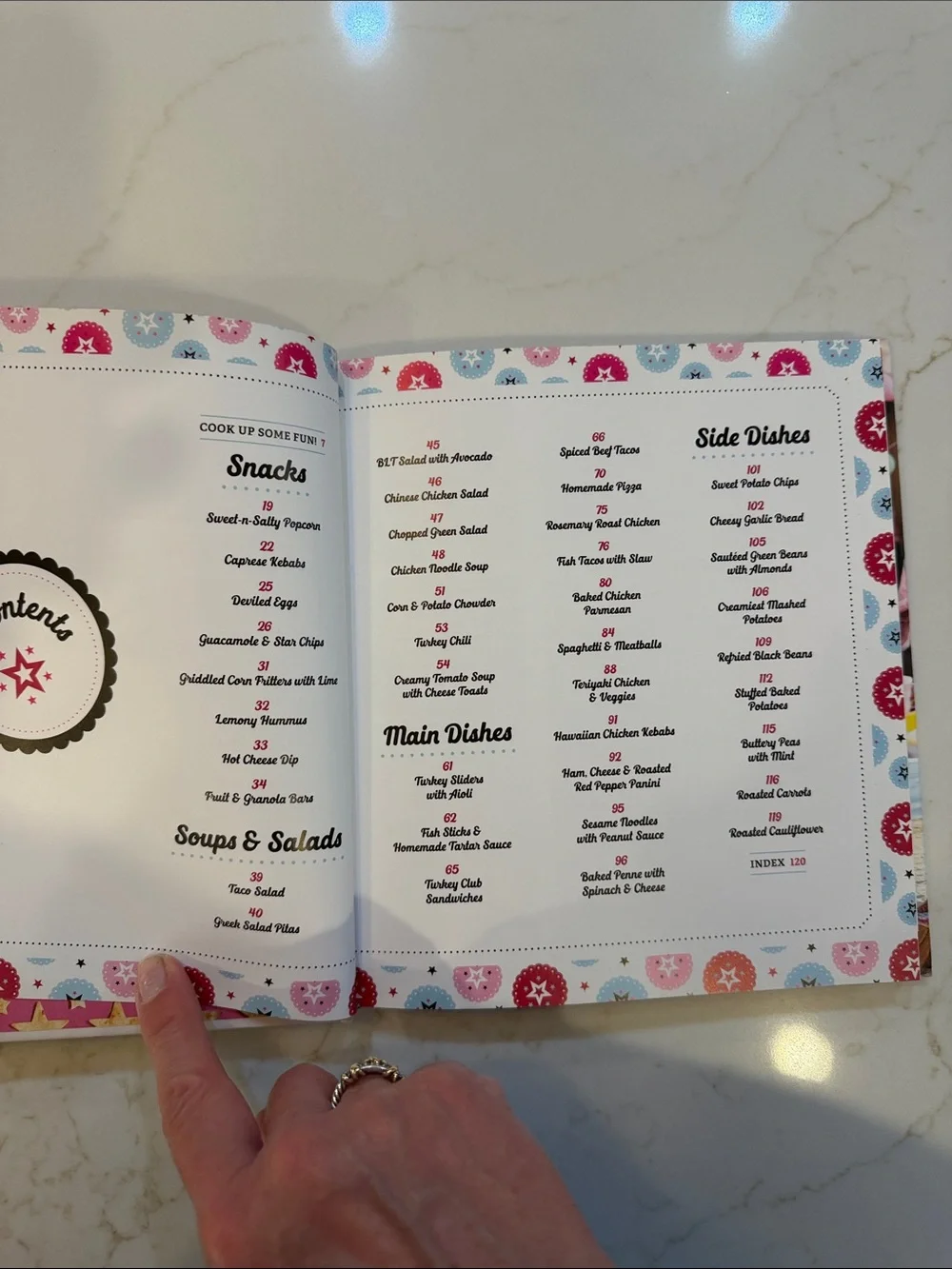 American Girl Cooking Book with Light Blue Apron Cover